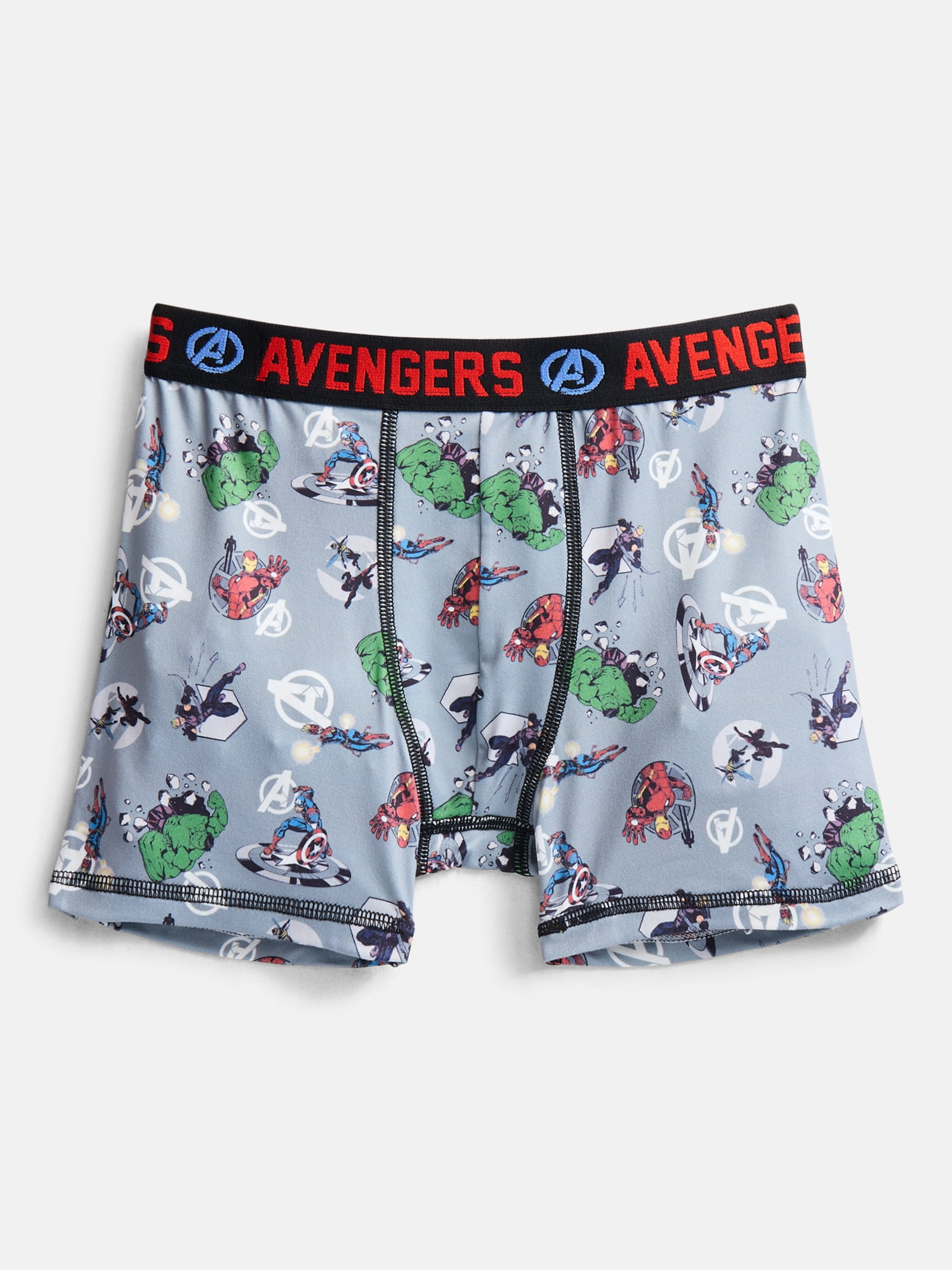 Marvel Avengers Boys Boxer Brief Underwear, 4-Pack, Sizes XS-XL