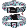 thumbnail image 2 of Collar para perro DOGWONG azul veraniego ajustable 28-41 cm, 2 of 6