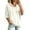 White, variant on Bigetiay Hoodie Women Relaxed Fit Short Sleeve Hooded Sweatshirt for Summer V Neck Pullover Top Women Sweatshirt White Hoodie Women, Size S