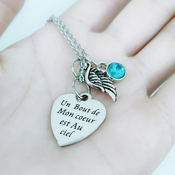Angel wing shop necklace walmart