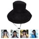 thumbnail image 4 of Sombrero reversible para el sol para mujer, ideal para vacaciones de verano, viajes, playa, pescador., 4 of 6