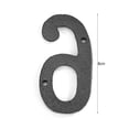 thumbnail image 3 of Número digital de metal Hierro fundido Casa Signo Placa de puerta DIY Cafe Decoración de pared (6), 3 of 7