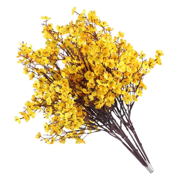Clearance Artificial flowers under $1,Bundles Breath Flowers Artificial Gypsophila Bouquets Real Arrangements For Table Centerpieces Wedding Home Farmhouse DIY Decor