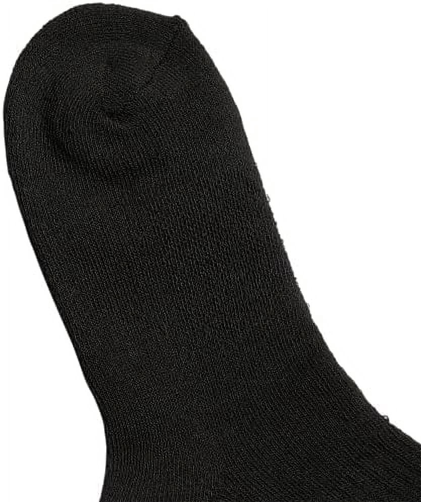 adidas Originals Unisex Kids-Boy's/Girl's Trefoil Cushioned Crew Socks (6-Pair), White/Black, Medium