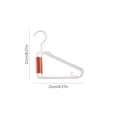 thumbnail image 3 of Foldable Clothes Hanger Plastic Space Saving Rack for Home Closet Organization, No Crease Storage Solution, 3 of 4