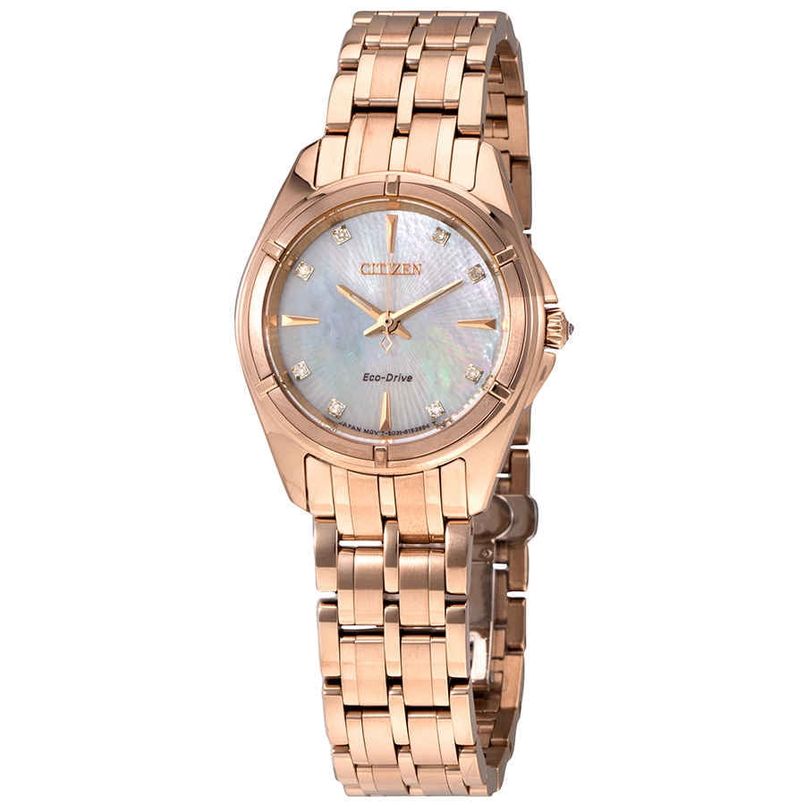 Citizen eco drive sunrise ladies watch clearance