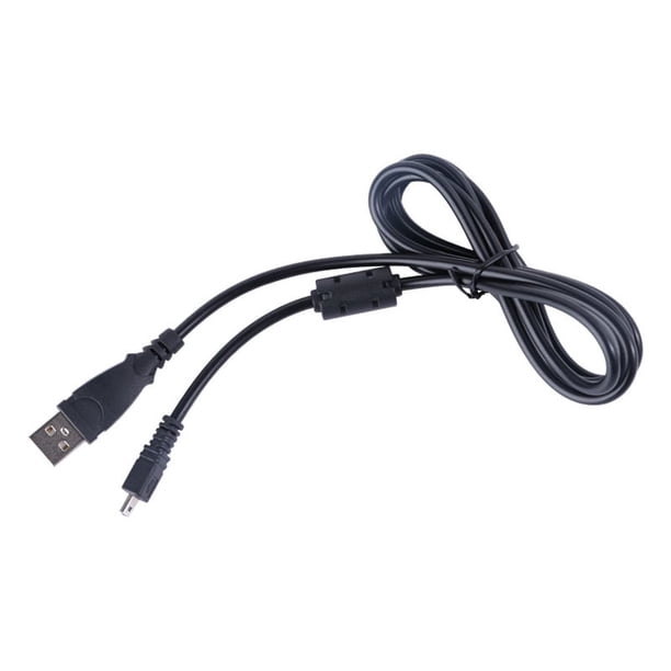 Cable de datos para cámara digital, cable de datos mini 8p, cable de carga USB de 1 m y 1,5 m más anillo magnético con certificación CE