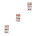 thumbnail image 4 of maskred 1 Set French Tip Press on Nails Gradient Extension Fingernails Tips Removable Fashion Wraps Full Cover DIY Manicure Kit Type 2 2g glue,24Pcs jelly 3Set, 4 of 6