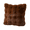 Brown, variant on Styles Luxury Faux Fur Decorative Throw Pillow Cover 17" W X 17" L – Plush Fluffy Cushion Case for Couch, Bedroom, Living Room Décor, Soft Rabbit Fur Texture, Sofa Cushion Cover Beige