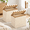 Brown-2 pack, variant on Green 2 Pack Scalloped Paper Rope Wicker Storage Baskets with Lids