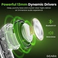thumbnail image 4 of Auriculares True Wireless GearIt Slider Bluetooth 5.3 blancos, 4 of 8