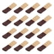 thumbnail image 1 of Protectores de patas de silla Uxcell, paquete de 24 calcetines de muebles tejidos para pisos de madera beige, marrón oscuro, 1 of 7