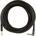 thumbnail image 2 of Fender 25-Foot Professional Instrument Cable, Straight-Angled, Black - 2 Pack, 2 of 5