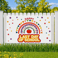 thumbnail image 5 of Colorful Rainbow Themed Backdrop Banner with Star Elements for Last Day of School Party Supplies Photography Props Classroom Decorations Happy End of School Celebration Background Decor, 5 of 7