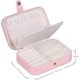 thumbnail image 2 of botes Bijoux Femmes Voyage Organisateur-rose 16 X 11 X 5cm De Bijoux Filles Petit Jewelry Stockage Cas Pour Bagues Boucles D'oreilles Colliers Br, 2 of 5