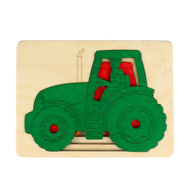 Swedish Uncle Wood exquisite wooden multi-layer puzzle 3-6 years old children's educational imported odorless wooden toys