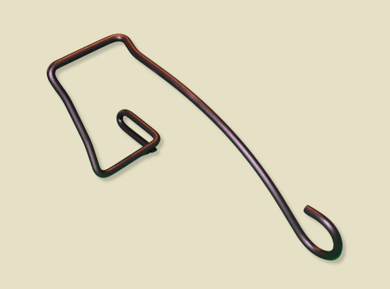 What D Hook Heavy Duty Hanging Plant Hook -for ACTUAL 4" Square Posts, measured 4"x 4" this is larger than the standard wood 4x4