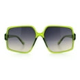 thumbnail image 5 of Womens Classical 90s Butterfly Designer Style Chic Thin Plastic Sunglasses Green - Smoke, 5 of 8