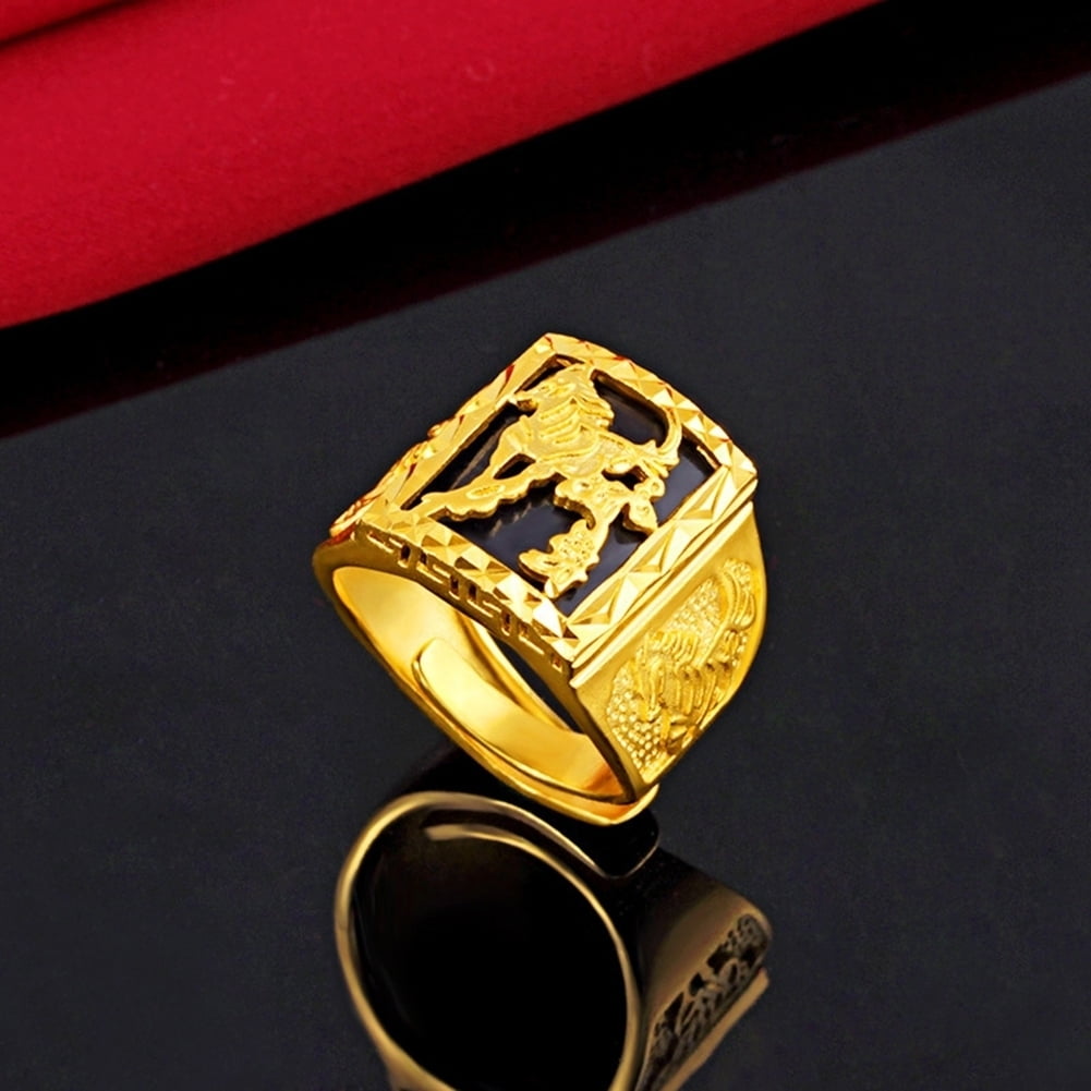 fcity.in - Fancy Men Gold Copper Plated Gold Ring Pack1 / Elite Men Finger  Rings
