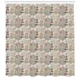 thumbnail image 2 of Ambesonne Music Shower Curtain, String Quartet Violins, 69"Wx84"L, Reseda Green Warm Taupe, 2 of 2