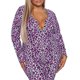 thumbnail image 5 of VISgogo Mono con Estampado de Leopardo Animal para Mujer, Manga Larga con Escote en V Profundo Bodycon Pantalones Largos Body Ropa de Dormir VISgogo moda, 5 of 7