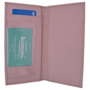Basic PU Leather Checkbook Covers Light Pink