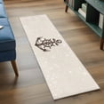 thumbnail image 3 of Nautical Anchor 2'x6' Runner Rugs for Hallway Kitchen Bedside Non Slip Washable, Vintage Coastal Rudder Farmhouse Beige Entryway Rug Runners with Rubber Backing, Long Carpet Runner for Laundry Room, 3 of 8