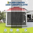 thumbnail image 4 of QinaQin 13x13FT Pop Up Canopy Gazebo with Mosquito Netting, Red, 4 of 9