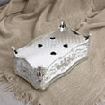 thumbnail image 4 of Caja de pañuelos, plástico cuadrado con borde puntiagudo, estampado de flores, caja de pañuelos, dispensador de pañuelos, 4 of 7