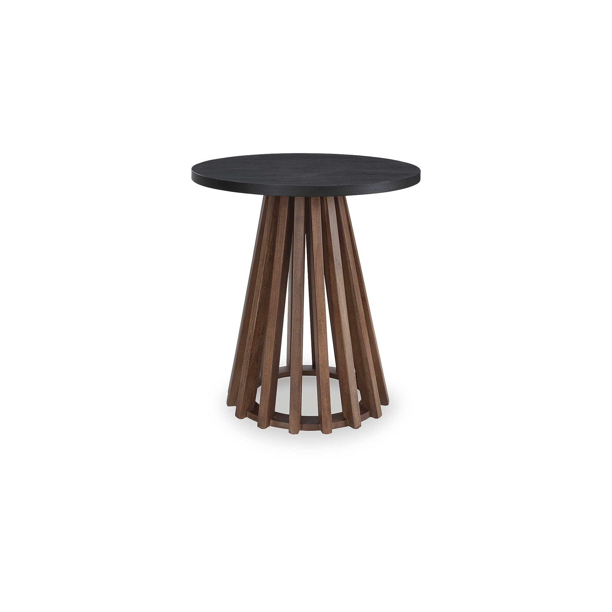 Signature Design by Ashley Kallari End Table, Warm Brown & Black
