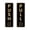 Black Gold, variant on Signs ByLITA Vertical Push and Pull Door Signs (Coffee Cups) Door Sign (Black) - Large