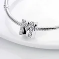 thumbnail image 4 of Collar Dije Alphabet Charms De Plata S925 Con Letras A-z, 4 of 8