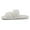 White, variant on BERANMEY Womens Fuzzy Open Toe Slippers Faux Fur Slippers with Memory Foam House Shoes Lightweight for Indoor Outdoor & Home Use