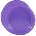 thumbnail image 5 of JAM Paper Small Round Plastic Plates, Purple, 7", 200 per Pack, 5 of 5