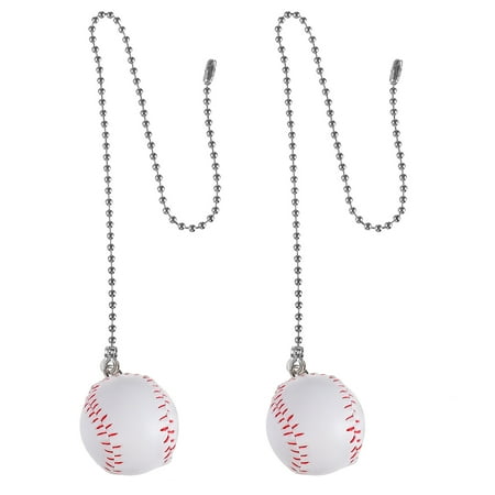 

2pcs Baseball Shaped Chain Pendant Chain Pendant Chandelier Pendant Lamp Decor