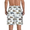 thumbnail image 3 of Naloa Tractor and Dumper Men's Beach Shorts, Surfing shorts, Swim trunks, Quick Dry Swim Trunks for Surfing Beach Fun - XX-Large, 3 of 9