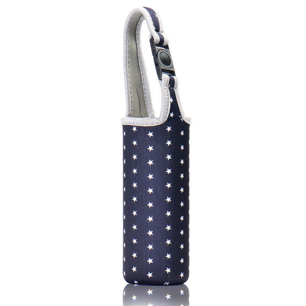 Funda protectora elástica para taza térmica, funda para taza, funda para taza de agua gruesa con dibujos animados, funda de tela para buceo, funda de tela estampada