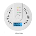 thumbnail image 2 of Detector digital de monóxido de carbono Alarma de CO alimentada por batería con indicador LED, 2 of 5