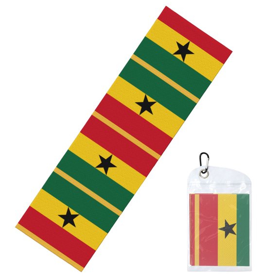 Outdoors Cooling Towel Ghanaians-Flag Cooling Towel For Hot Weather