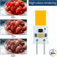 thumbnail image 4 of Bombilla LED G6.35 GY6.35 2W 12V NQ Alto brillo Blanco cálido 3000K paquete de 5, 4 of 5