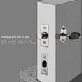 thumbnail image 4 of Cerradura de Acero Inoxidable Spptty Tubo bien invisible Puerta cerradura para incombustible Puerta de escape pasillo bloqueo de Tubo, 4 of 6