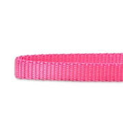 Vibrant Life Solid Polyester Adjustable Dog Collar, Pink, S