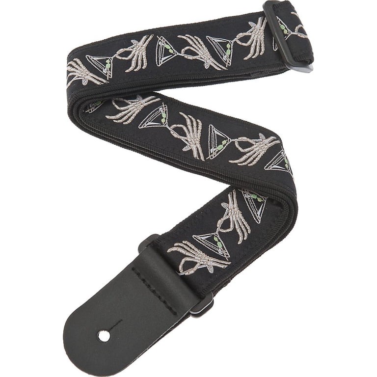 Planet Waves by D'Addario プラネットウェーブス ギタータトゥ GT77008 Dagger Rose Skull  wyw801m D'Addario Planet Waves Jimi Hendrix Woven Woodstock Guitar Strap
