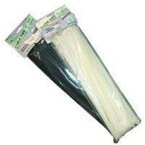 11 Inch Natural Wire Tie 100 Pack 50 lb Tensile