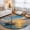 Blue, variant on Round Rugs 3Ft, Coastal Nautical Round Area Rug Washable Indoor Throw Carpet, Summer Ocean Beach Sail Waves Orange Blue Small Non Slip Circle Rug for Bedroom Living Room Home Decor Aesthetic