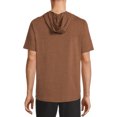 thumbnail image 3 of Athletic Works Men's and Big Men's Active Hoodie with Short Sleeves, up to Size 5XL, 3 of 5