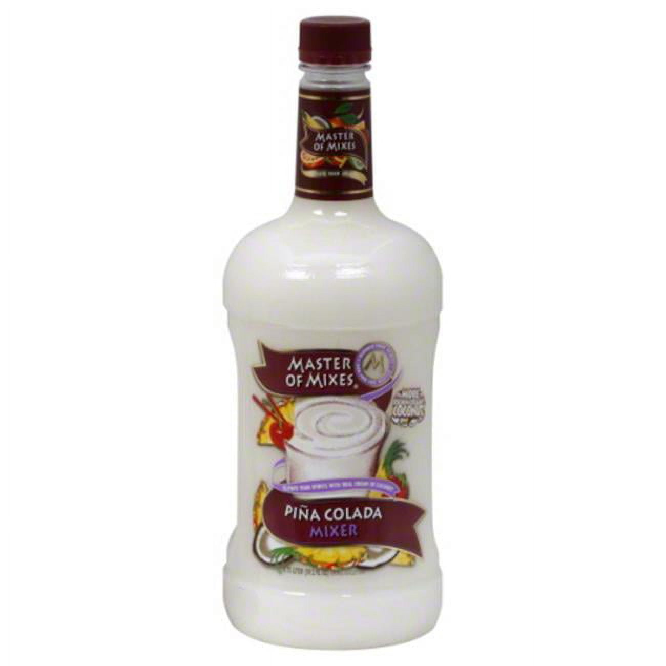 (6 Bottles) Master of Mixes Pina Colada Mixer  1.75 L