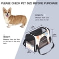 thumbnail image 2 of Easter Cat Carrier Bag - Premium Fabric 900D Oxford Cloth - Sherpa Base - Nylon Webbing - 17x10x11.8 in - Ideal for Travel - Durable and Comfortable - Pet Accessory for Cats, 2 of 7