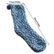 thumbnail image 4 of Guardurnaity Las mujeres del calor del invierno engrosaron los calcetines calientes de la nieve de la cachemira de las lanas terciopelo inconsútil Medias azul marino y blanco, 4 of 6