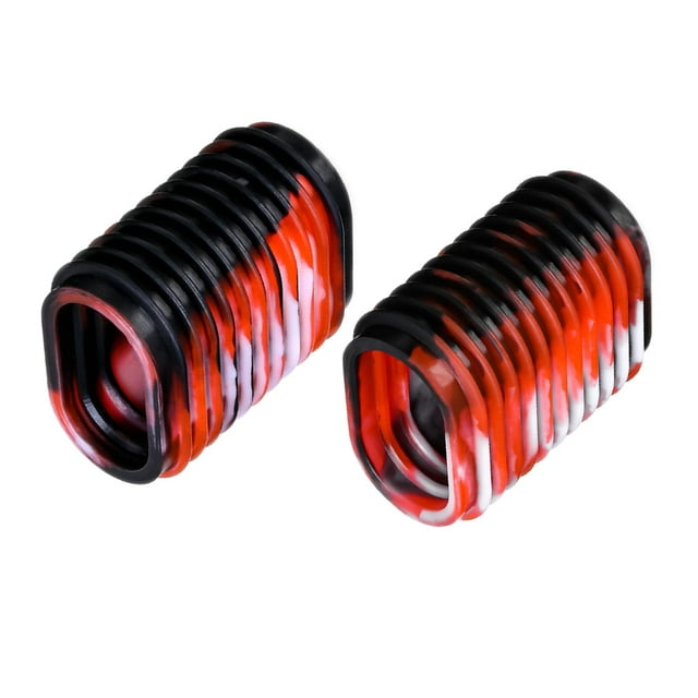 Silicone Poignée de Moulinet de Pêche Antidérapant Manches Baitcaster Bouton Couvre pour la Coulée Rouge